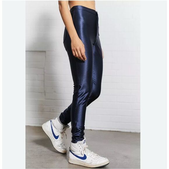 American Apparel Disco Pants Midnight Navy Blue Women’s XXS - Picture 1 of 10